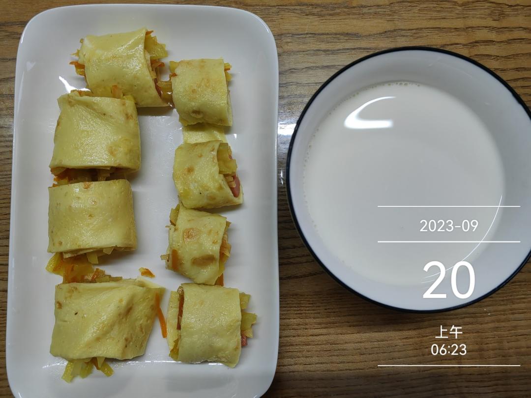 初中生的营养早餐