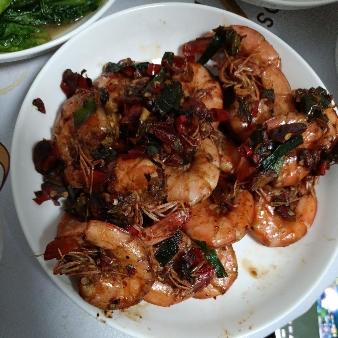 红烧基围虾(蒜蓉，简单)