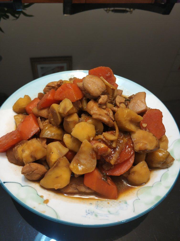 板栗烧鸡腿