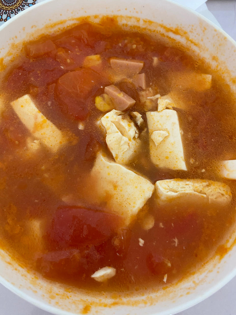 番茄火腿豆腐羹