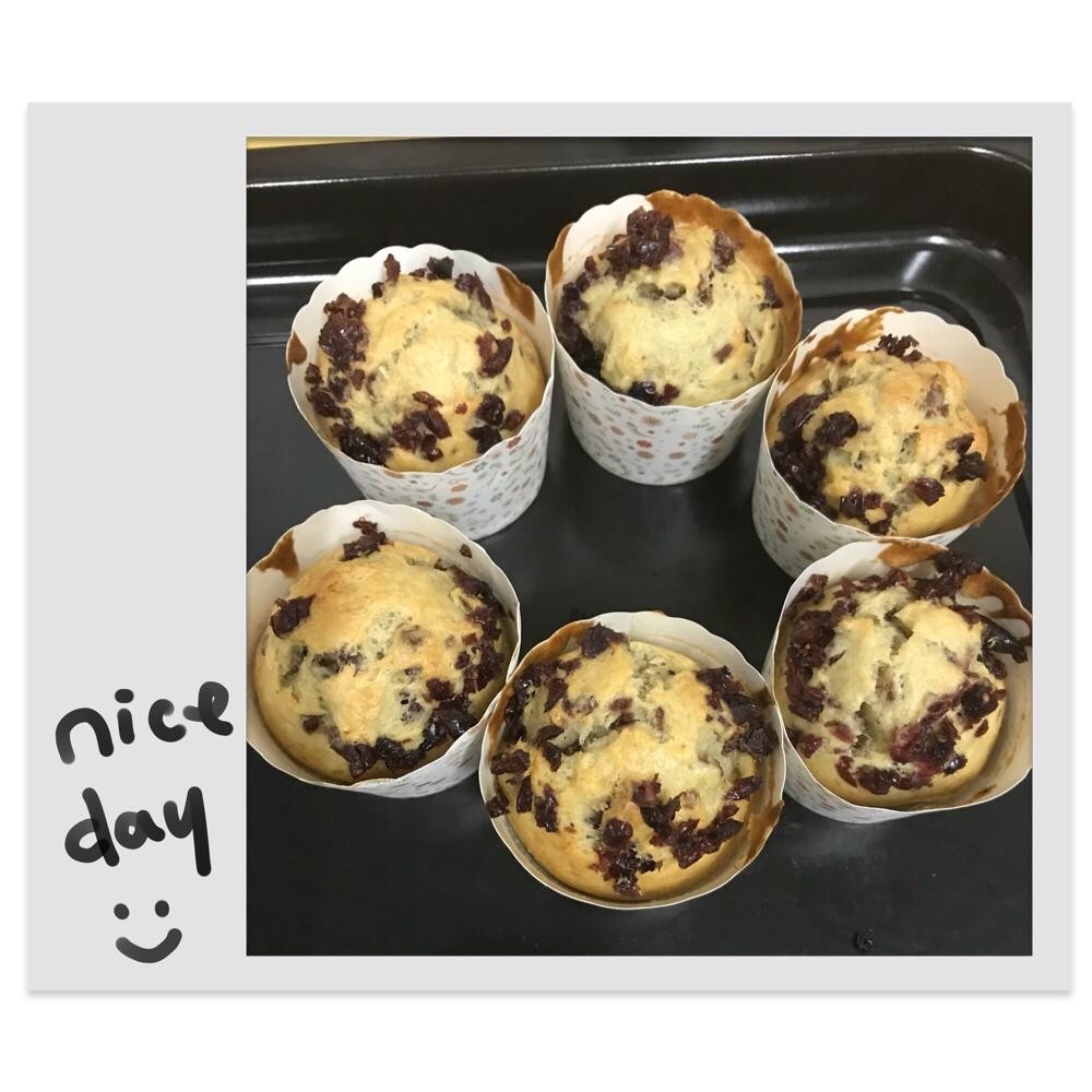 少女心的香蕉蔓越莓玛芬