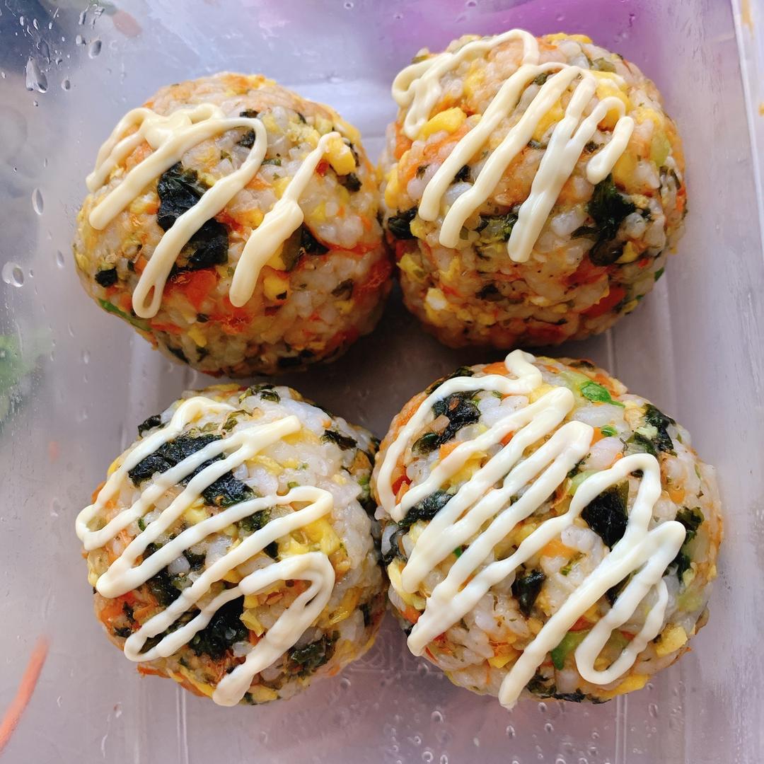 y_vpmd做的七彩紫菜饭团(入门级快手菜)