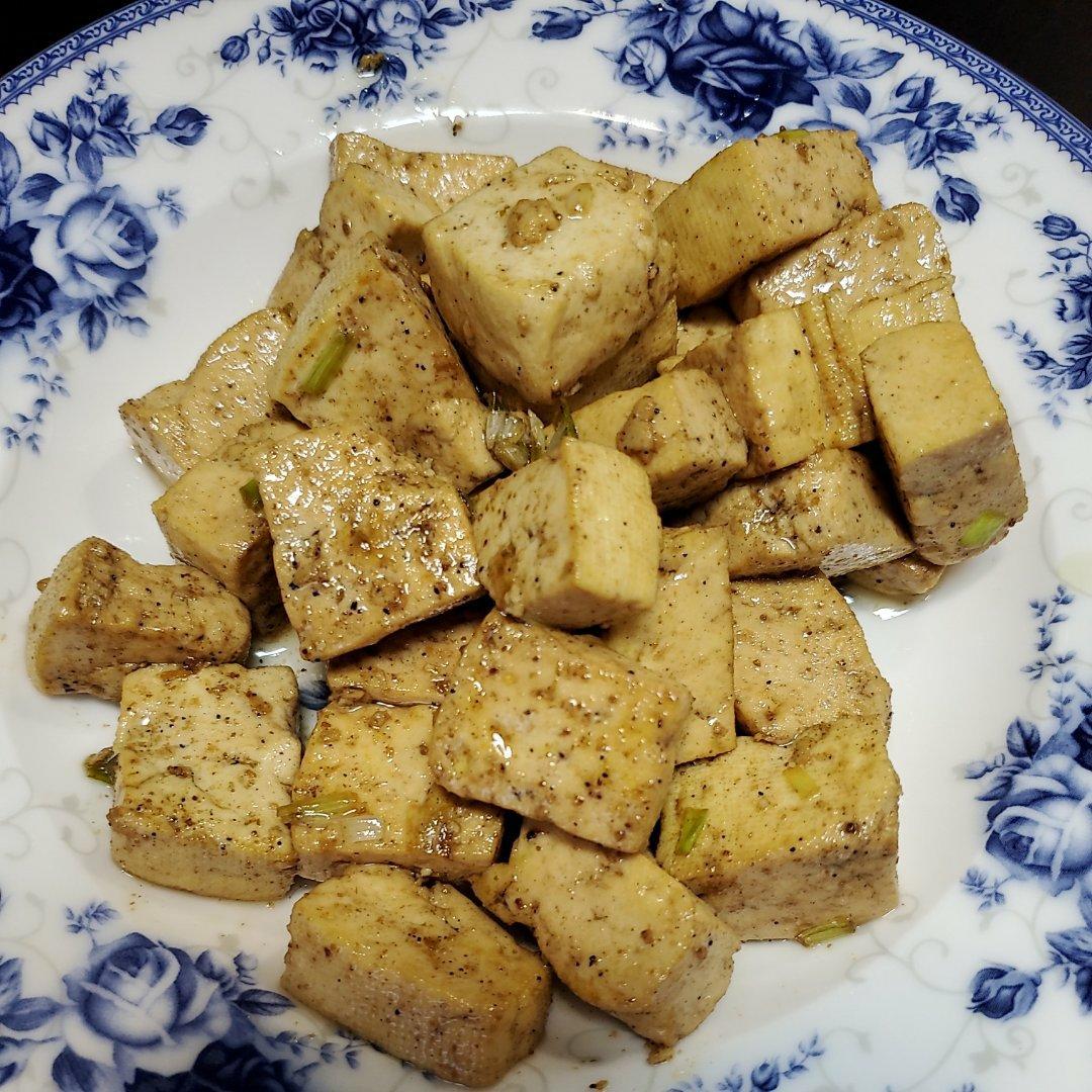 孜然炒老豆腐（减肥餐✌️）