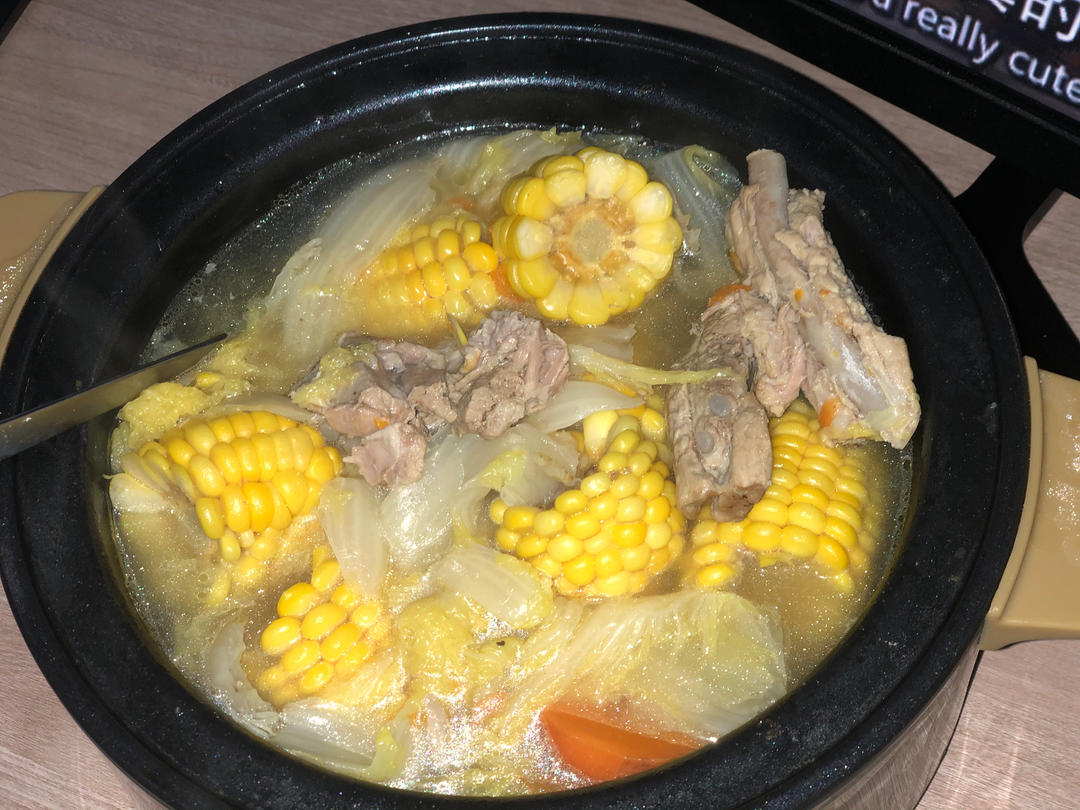 排骨山药玉米汤