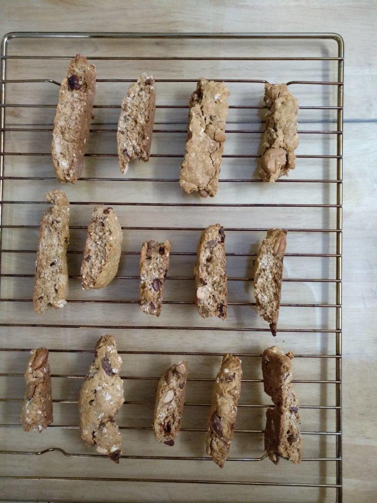 【健康零食】燕麦坚果意式脆饼