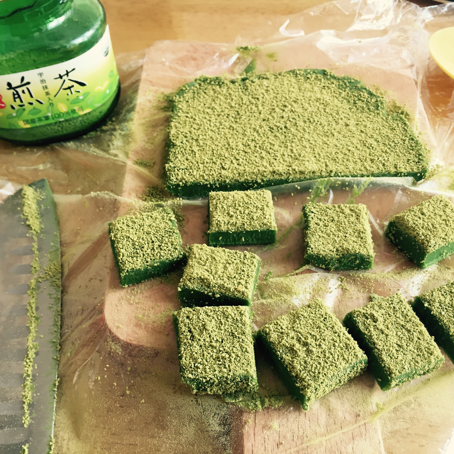 抹茶生巧克力