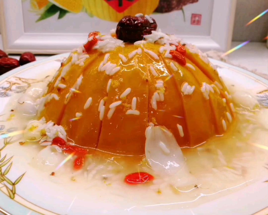 年夜饭必吃的甜品～红枣百合蒸南瓜