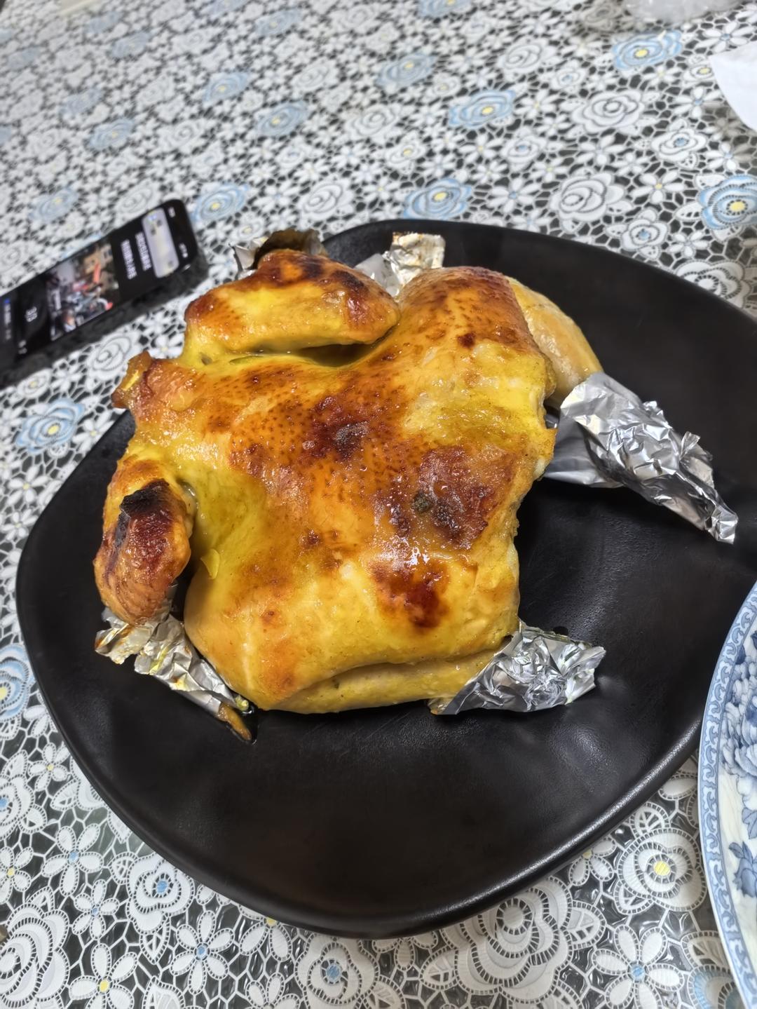 简单操作又不失美味的烤鸡（烤箱版）