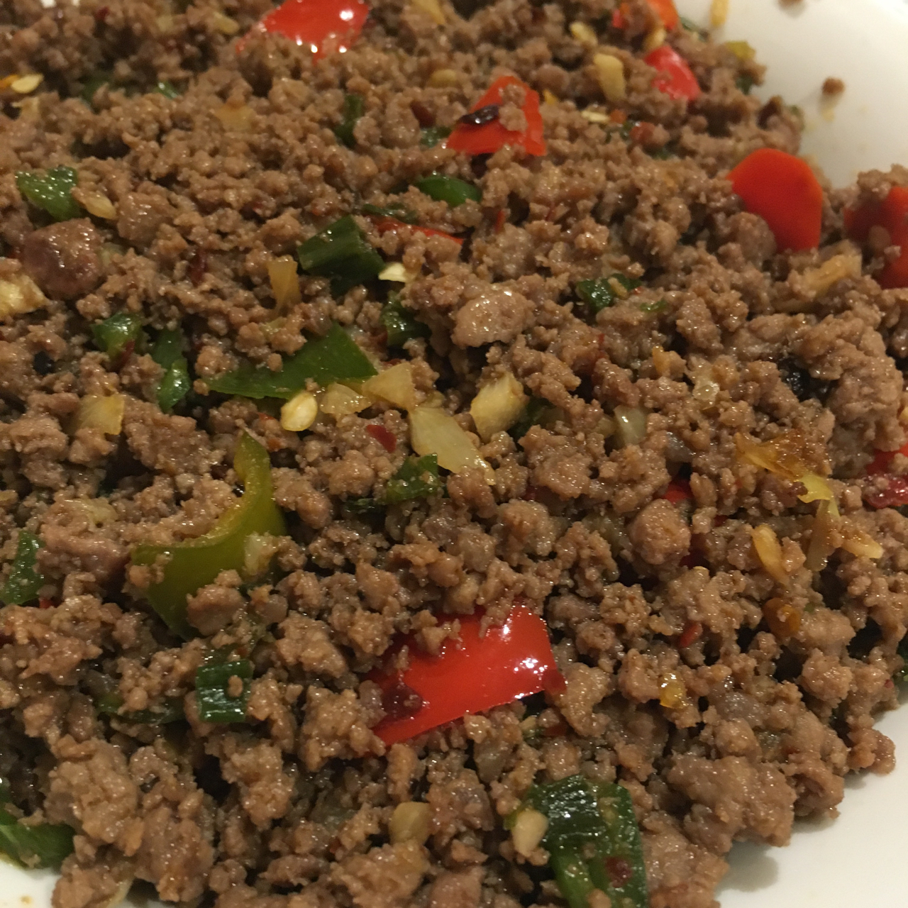 飘香青椒牛肉末