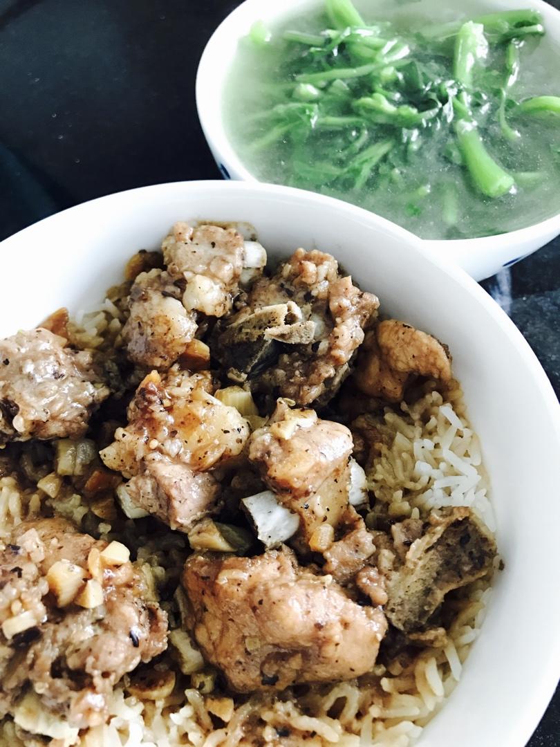 豉汁蒸排骨饭（电饭锅版）