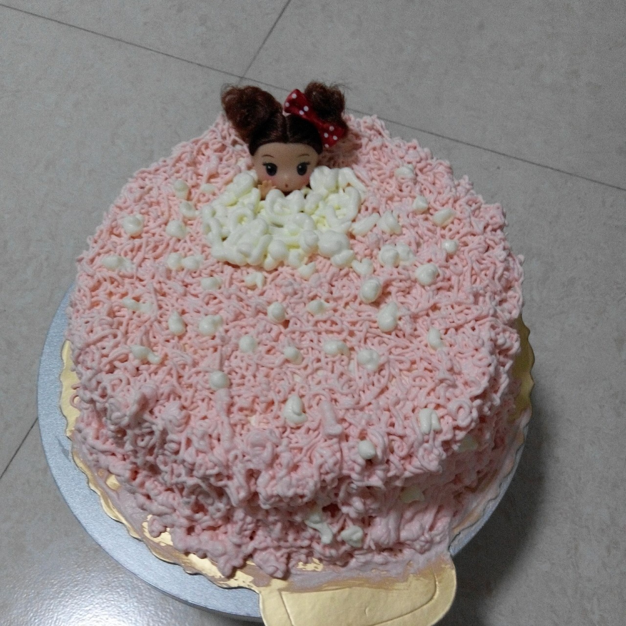 详细步骤制作泡泡浴娃娃蛋糕
