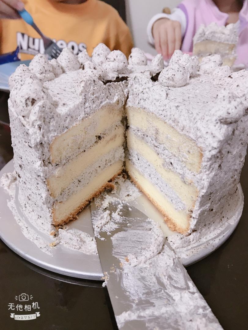 6寸奥利奥咸奶油蛋糕