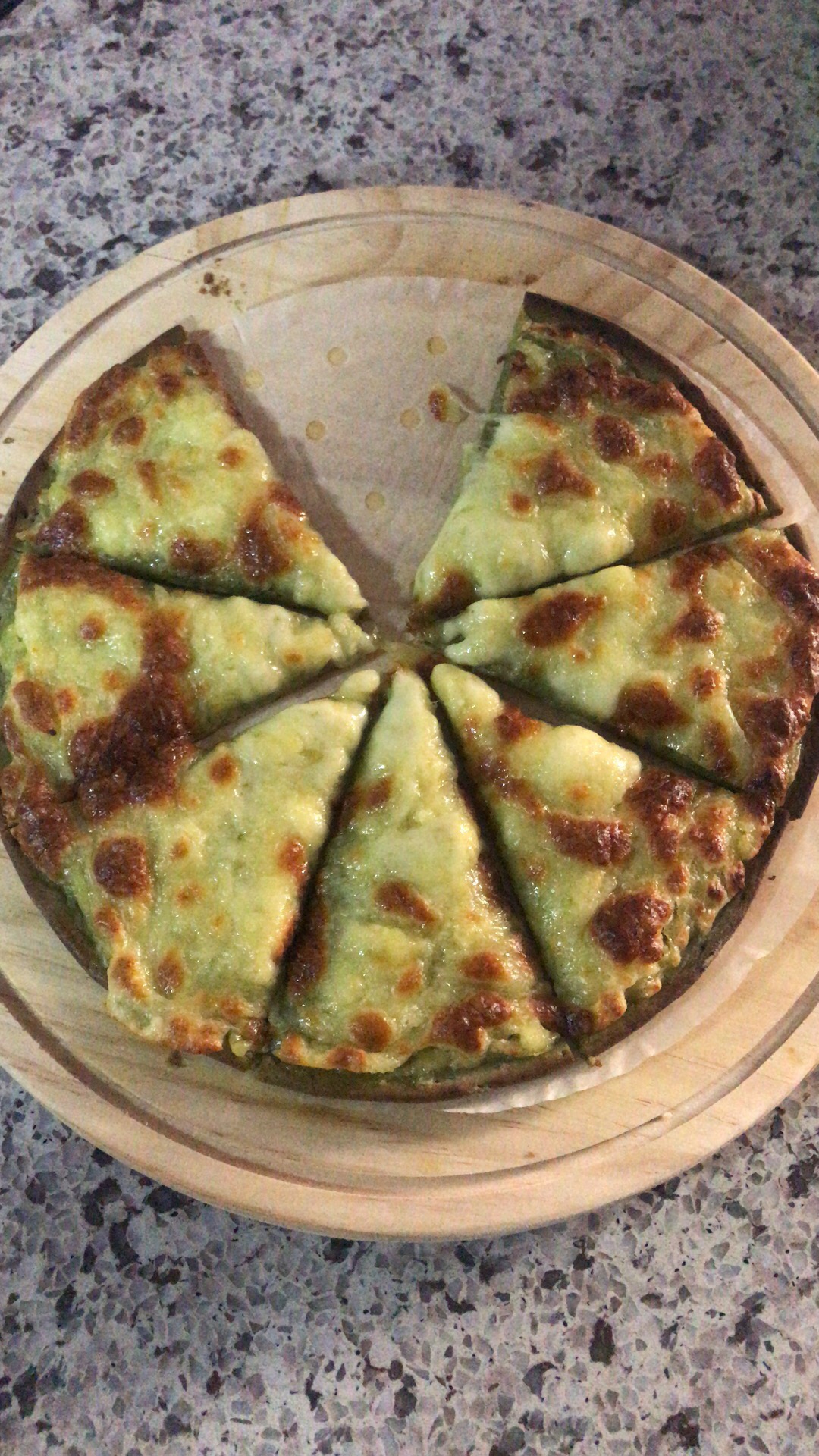 绿瘦子（小麦草）披萨