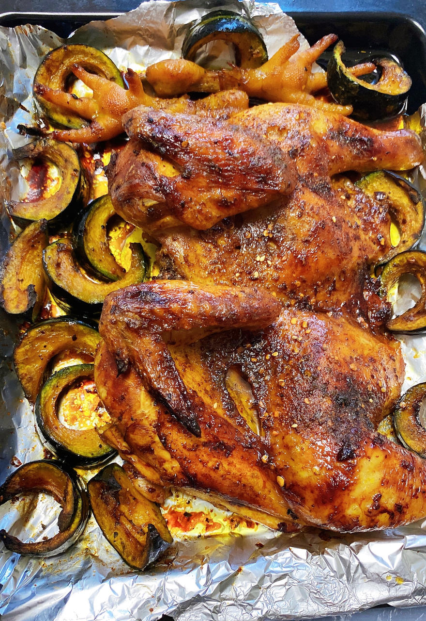 简单操作又不失美味的烤鸡(烤箱版)