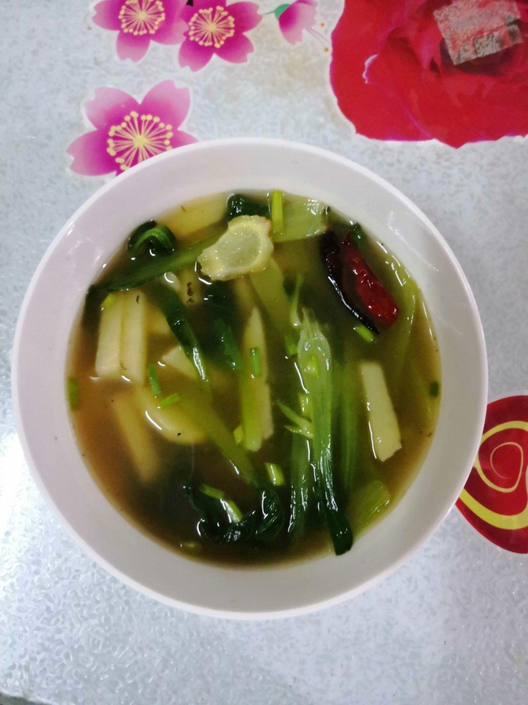 小白菜炖土豆超级下饭