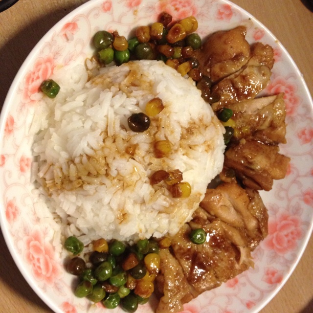 照烧鸡腿饭