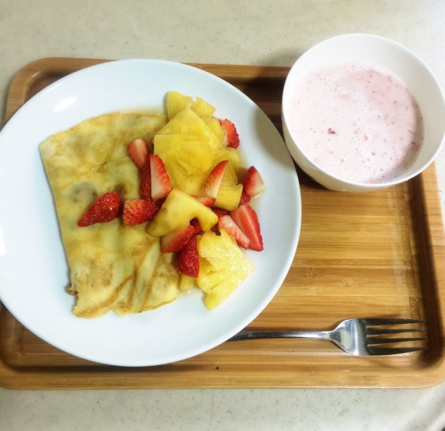【曼食慢语】法式可丽饼配鲜莓果