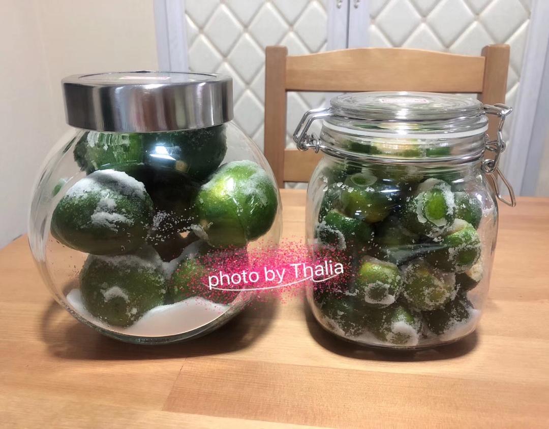 咸柠檬，咸青桔