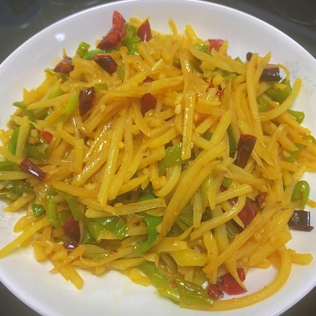 超级无敌下饭菜～酸辣土豆丝