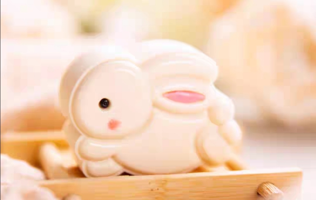 各种造型的小兔子月饼模具小兔叽绿豆糕模合集1的做法 步骤10