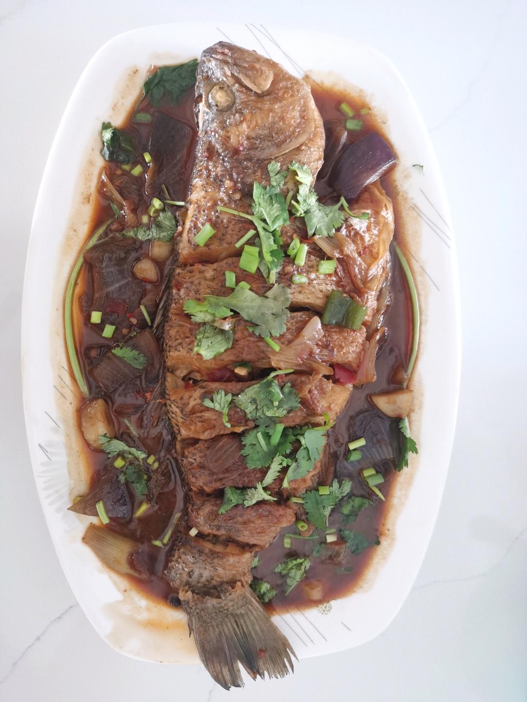 超快手超下饭的干烧鲈鱼 学不会你打我