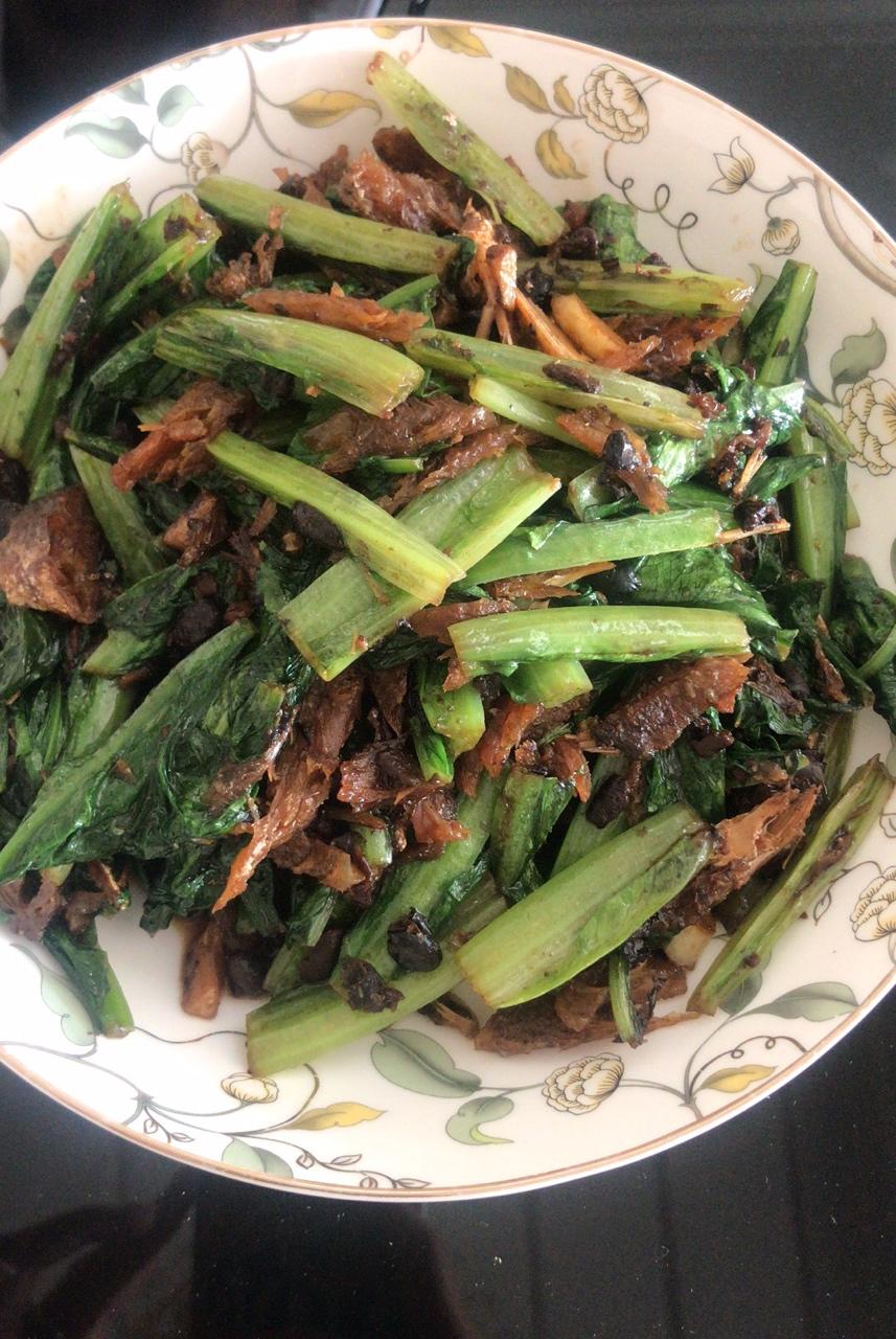 豆豉鲮鱼油麦菜