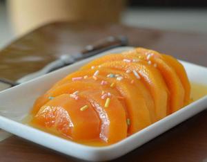 橙汁木瓜——一道非常美味的甜品的做法 步骤7