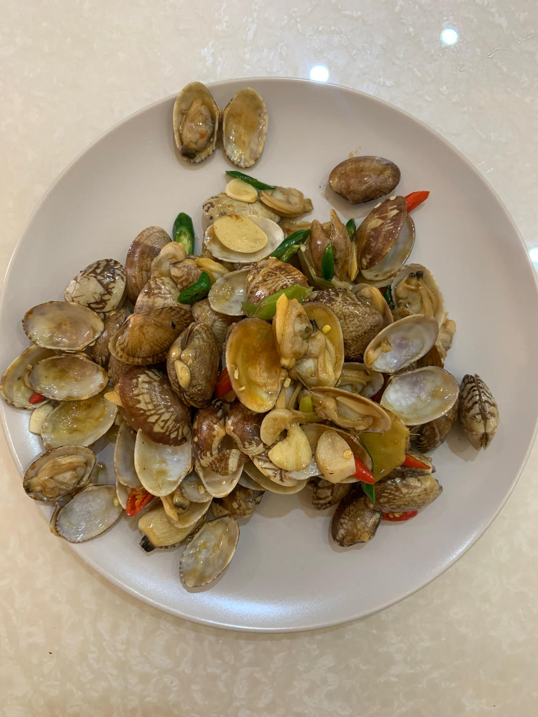 5分钟快手菜❗️秒杀路边摊爆炒花甲～好吃到爆