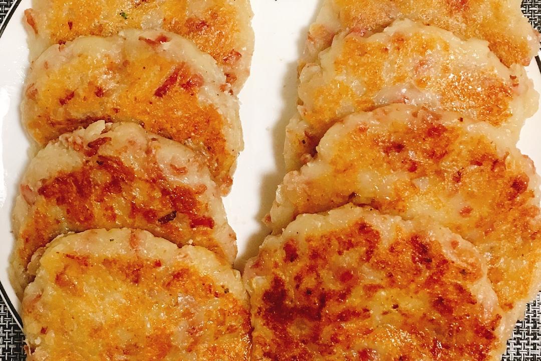 软糯咸香的萝卜丝糯米饼的做法