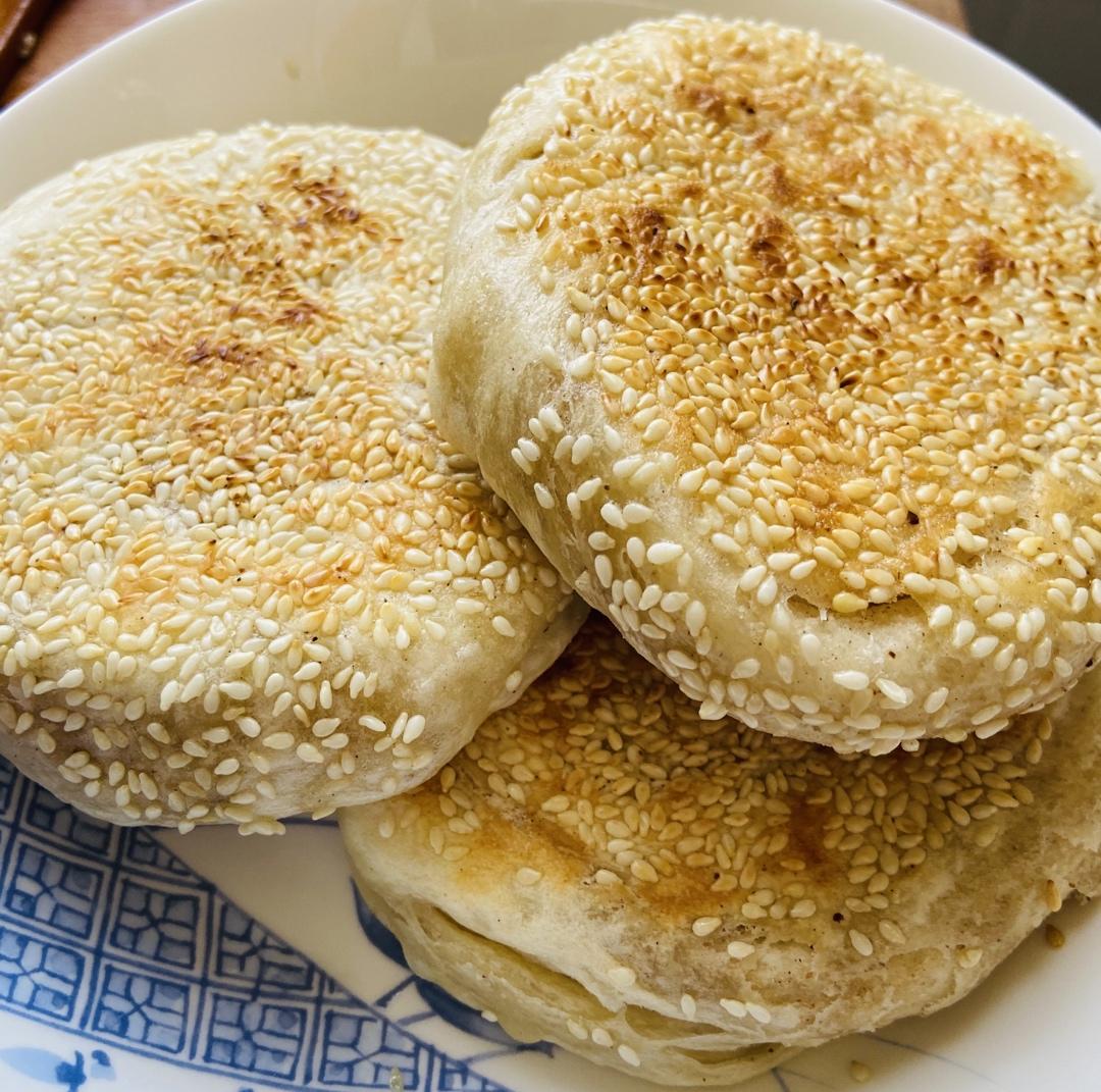 空谷幽兰ivn9做的油酥千层烧饼