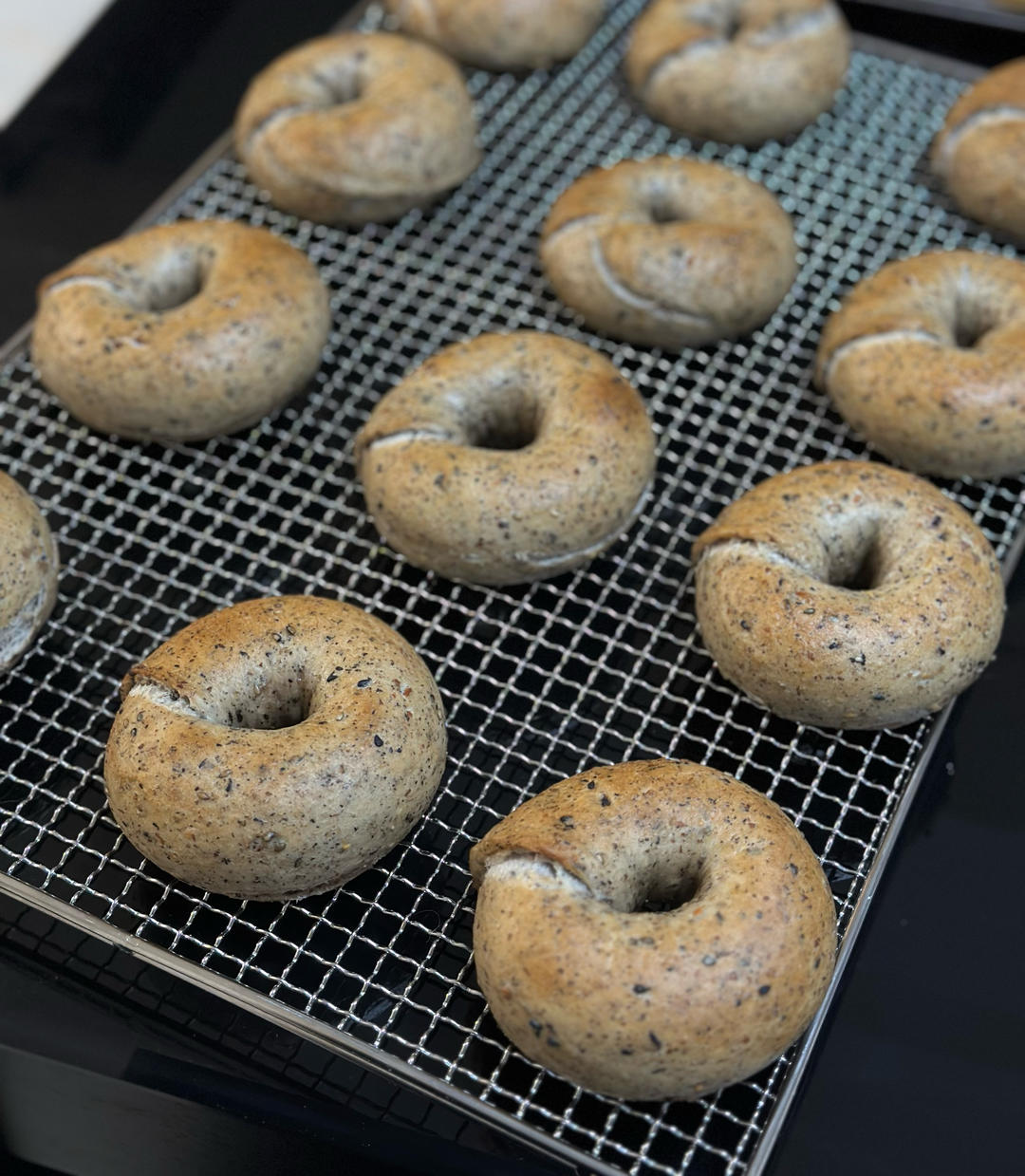 真香~低卡快手的黑麦多谷物贝果