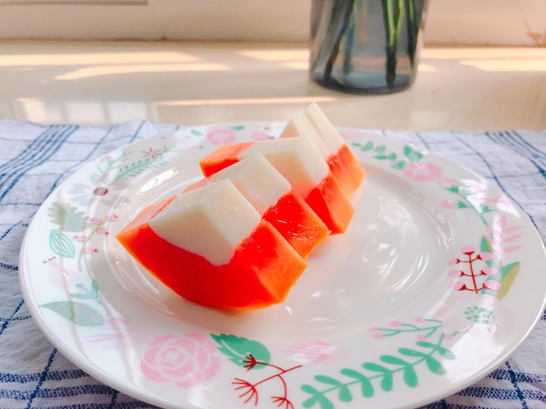 木瓜椰奶冻