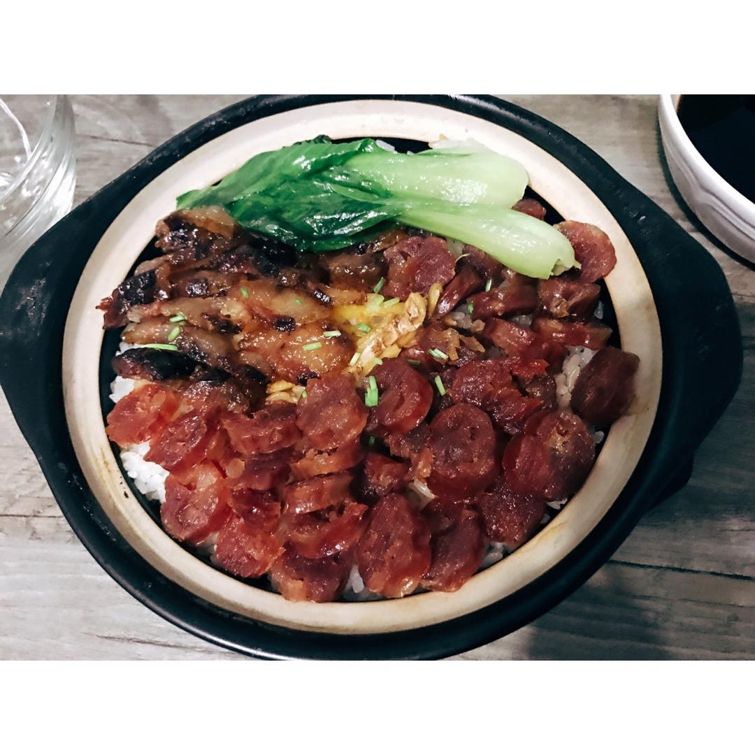 香肠煲仔饭
