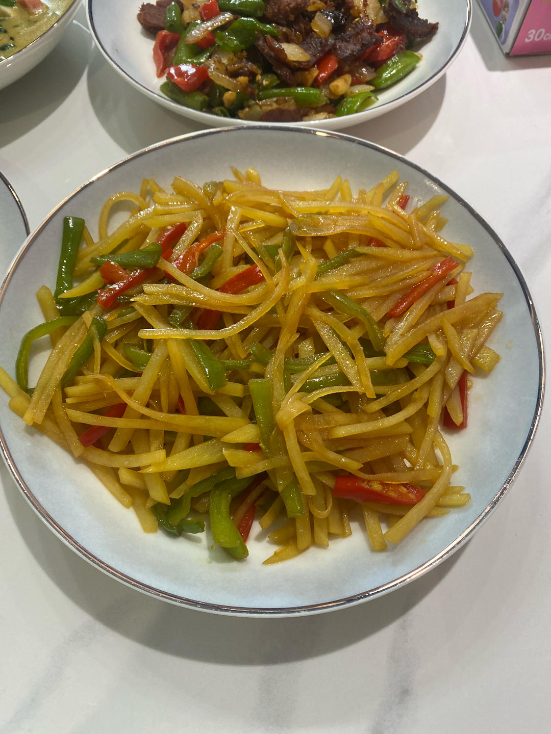 酸辣土豆丝的家常做法 超级下饭