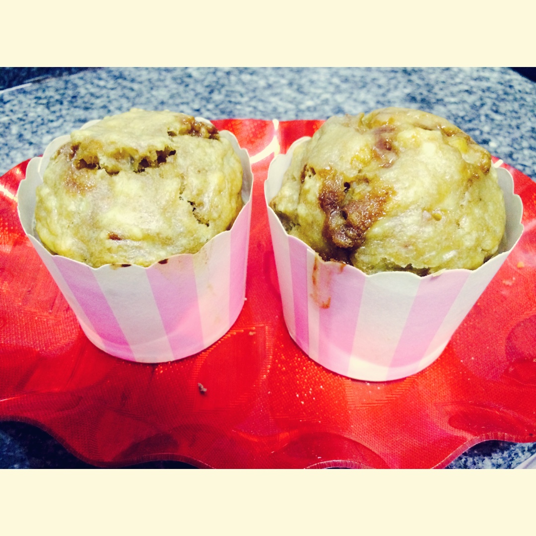 红糖全麦香蕉马芬