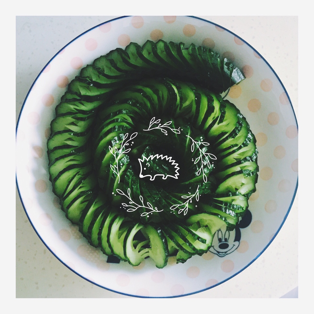 蓑衣凉拌黄瓜