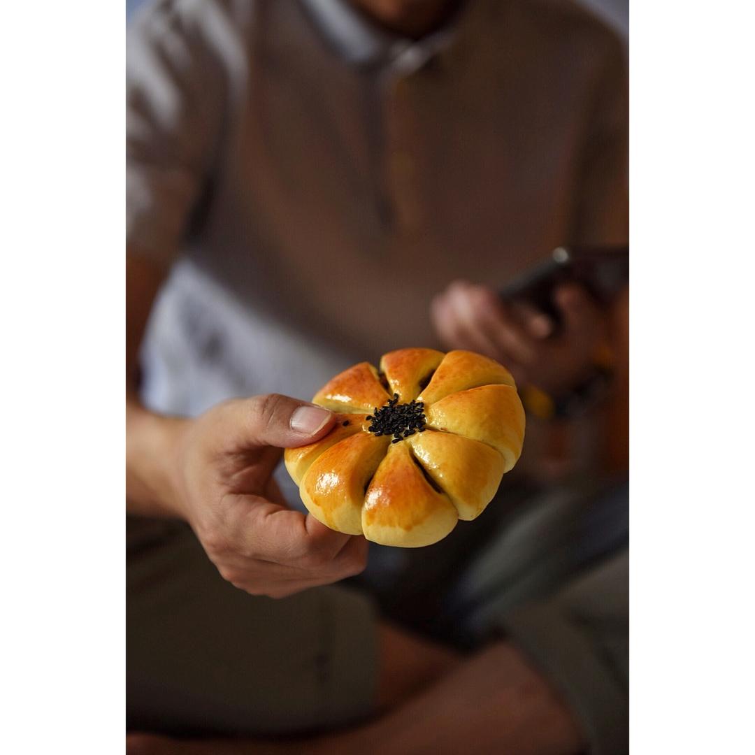花式豆沙餐包