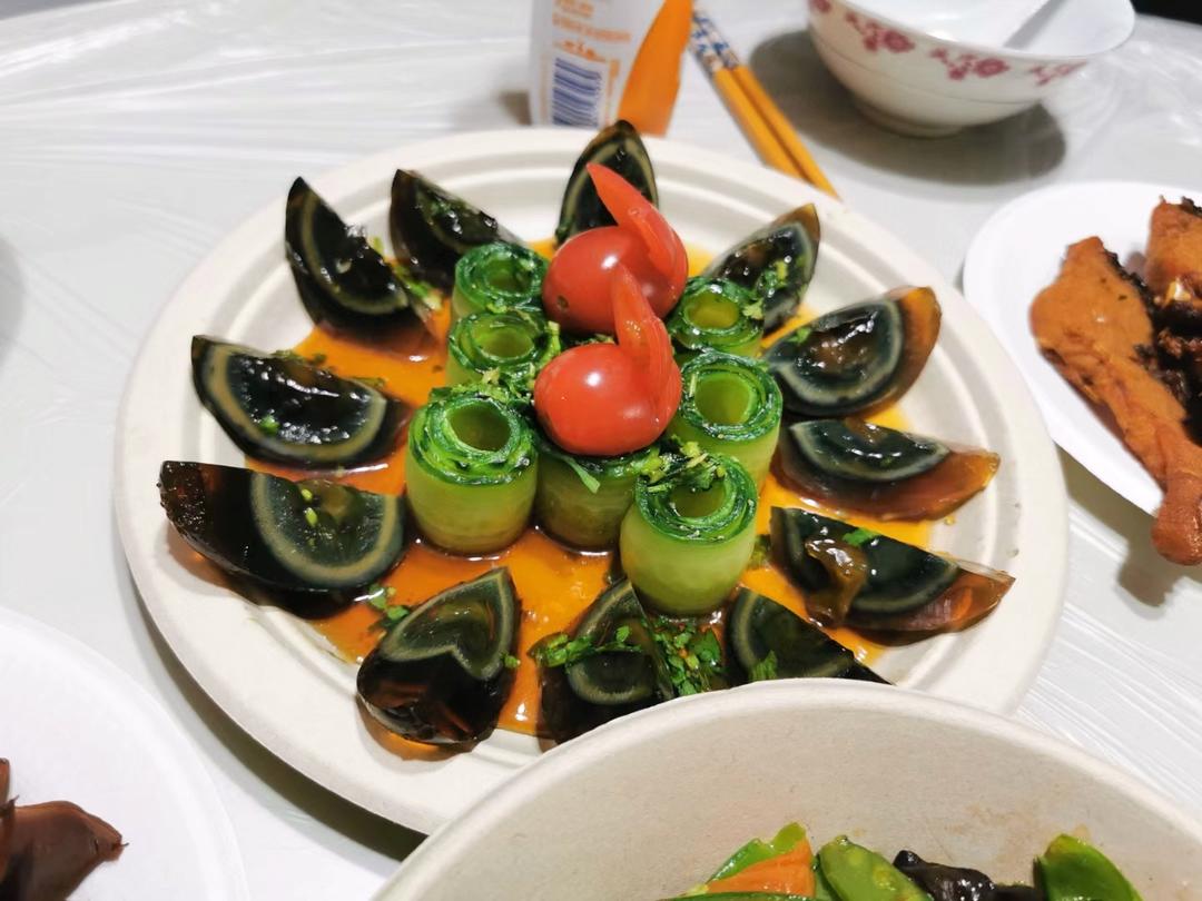 高颜值凉菜‼️凉拌黄瓜皮蛋