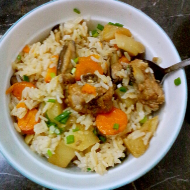 土豆排骨焖饭（多料版）