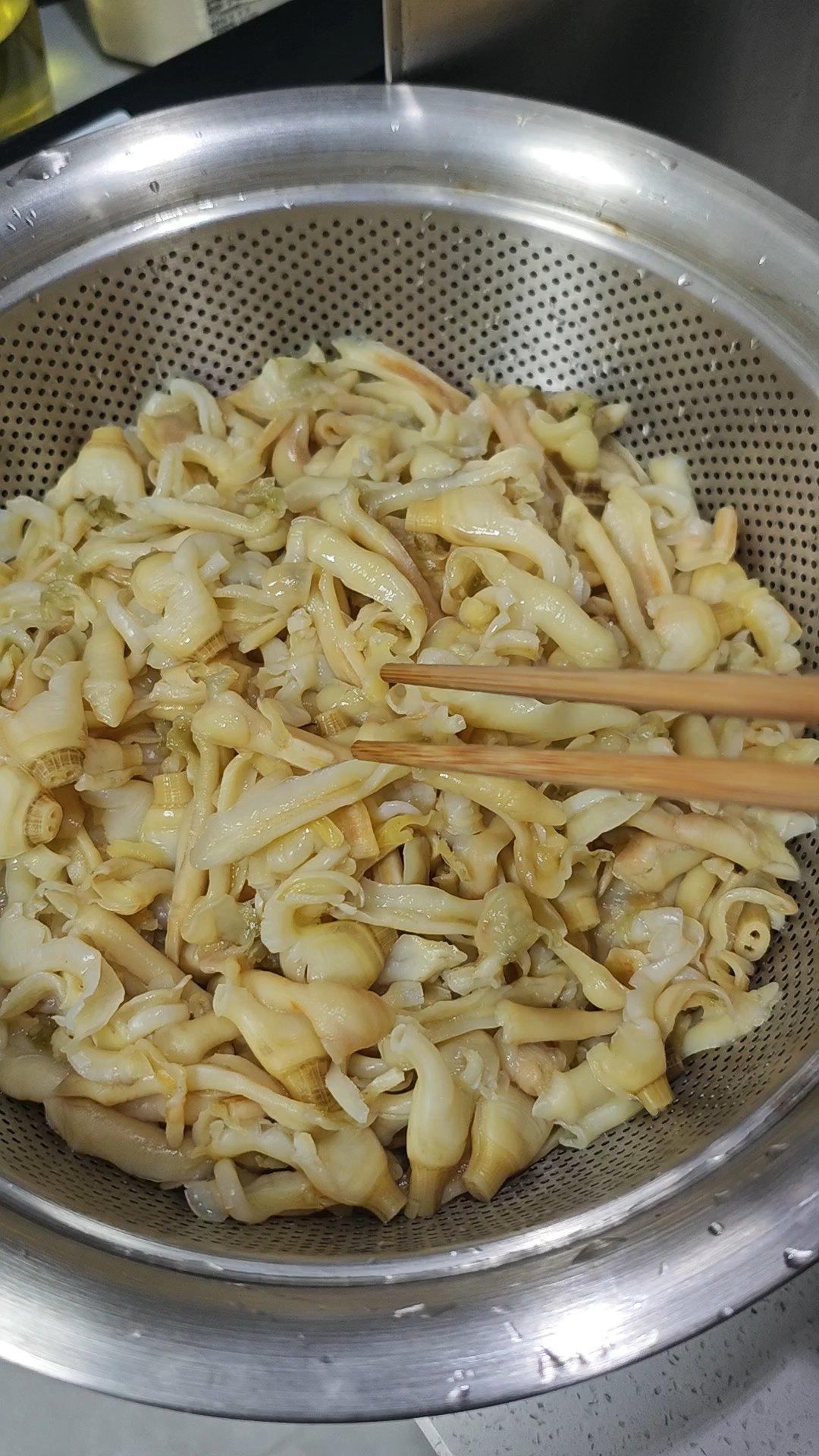 竹蛏干如何醒发清洗(南通人)