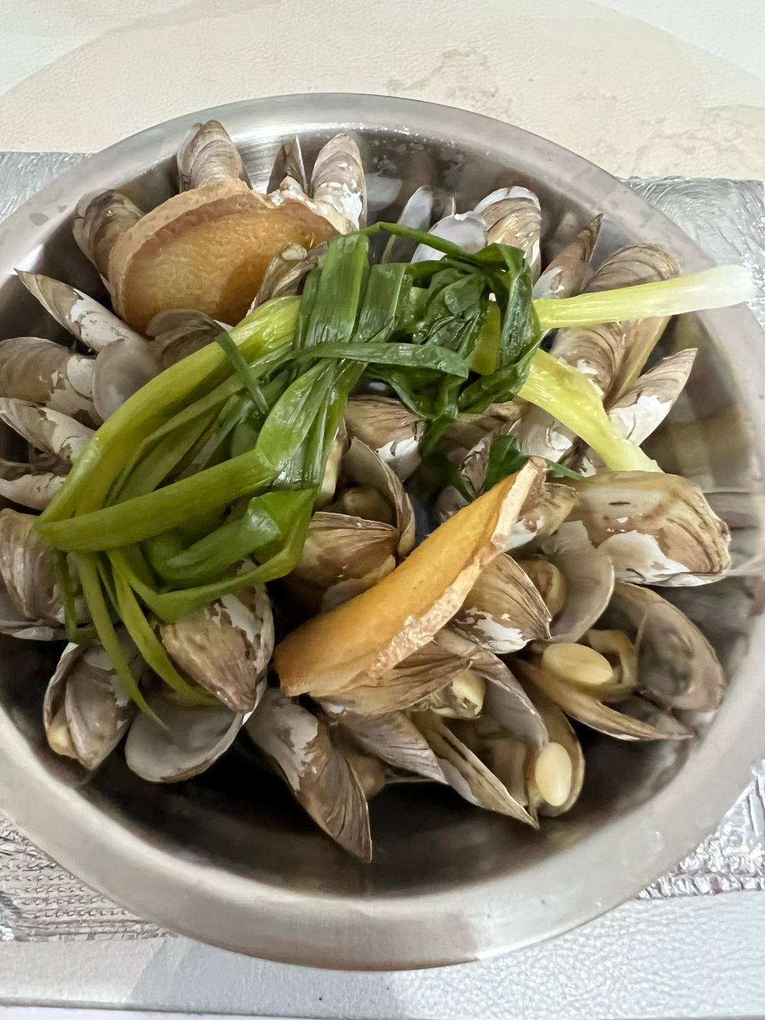 半酒炖海蛏