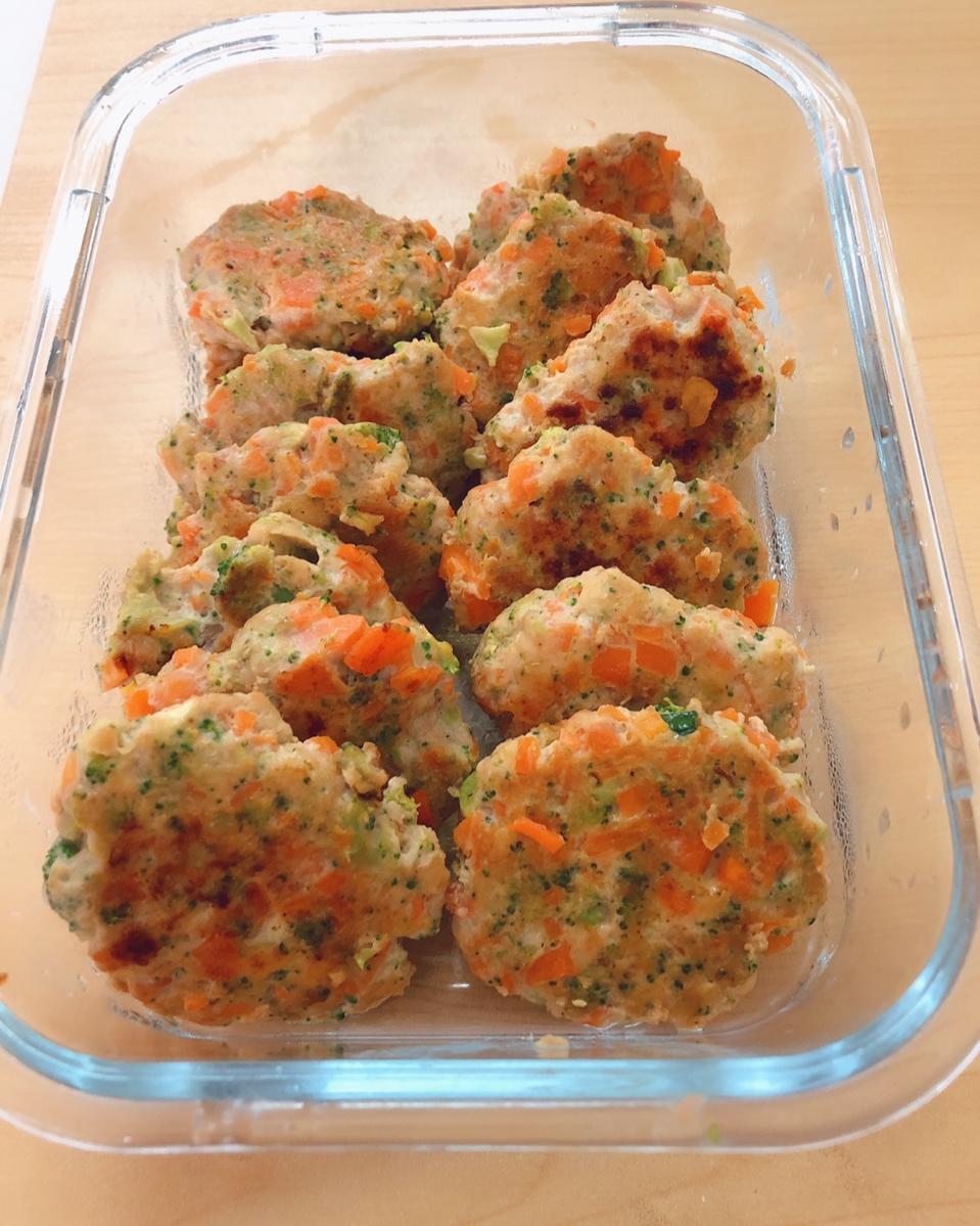 〔健身餐〕无油鸡胸肉饼