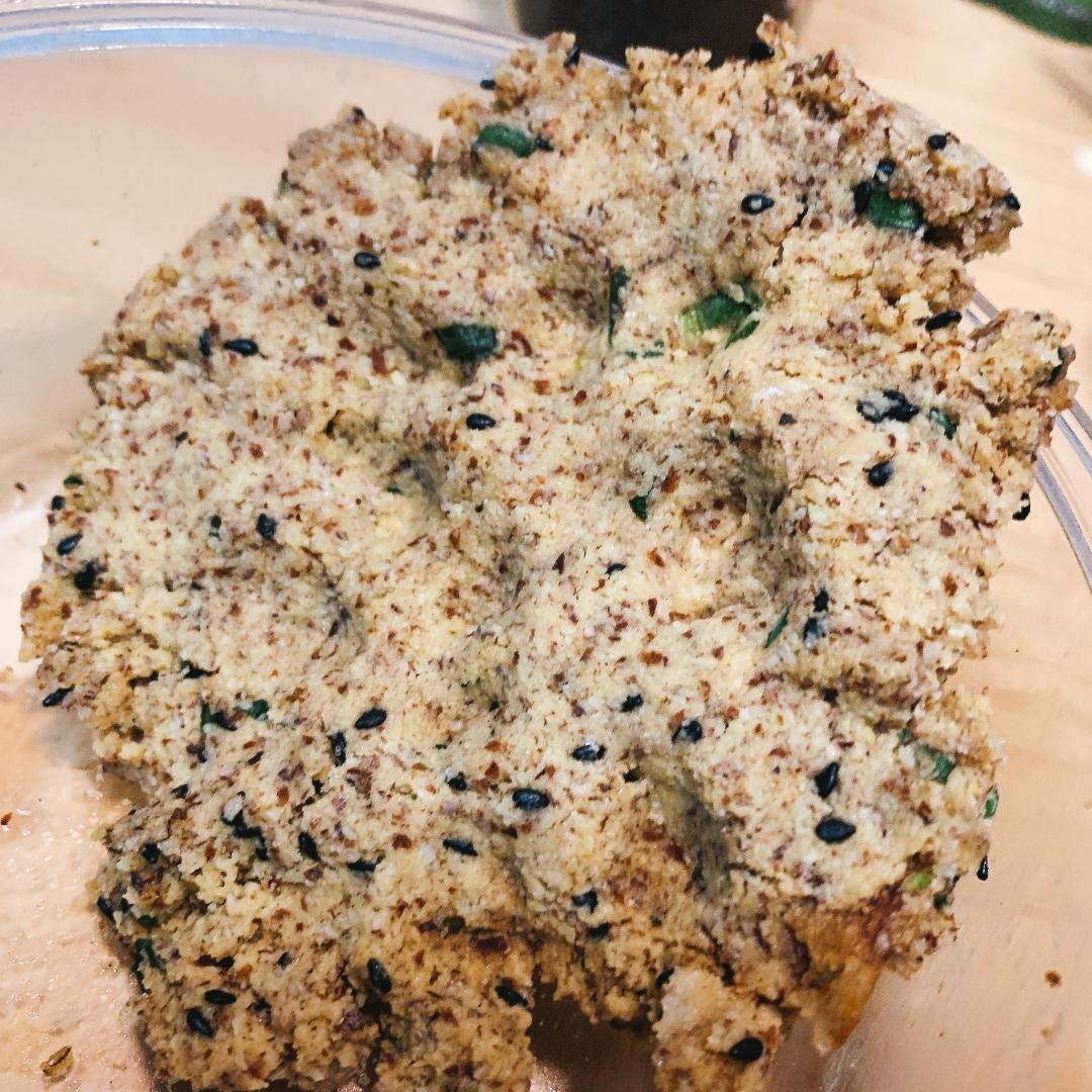 生酮中式点心葱香桃酥