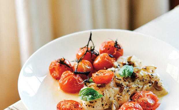 夏×番茄橄榄烤鱼的做法