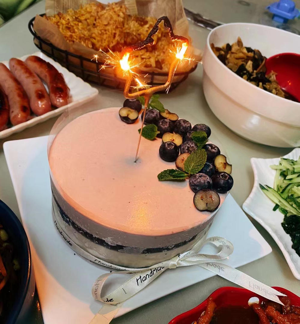 小白也能做的高颜值蓝莓慕斯奶酪蛋糕