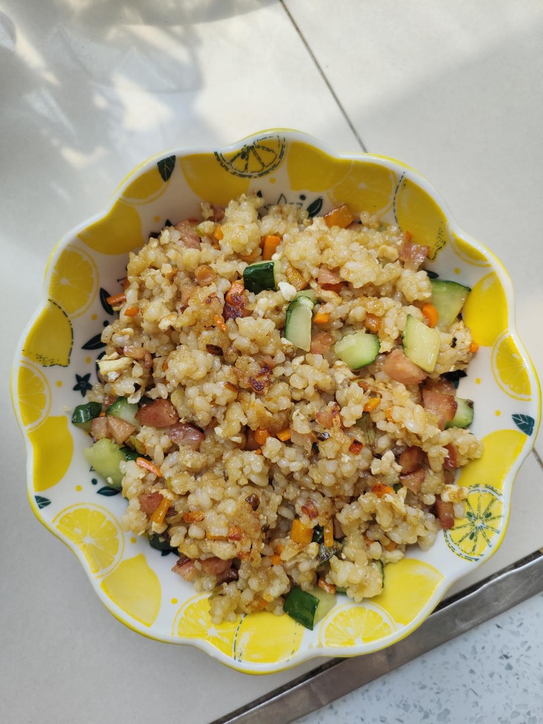 炒米饭蛋炒饭二十分钟快手家常