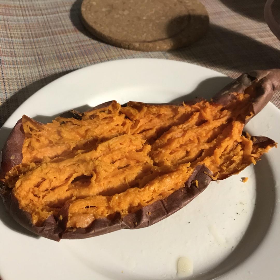 烤箱烤红薯