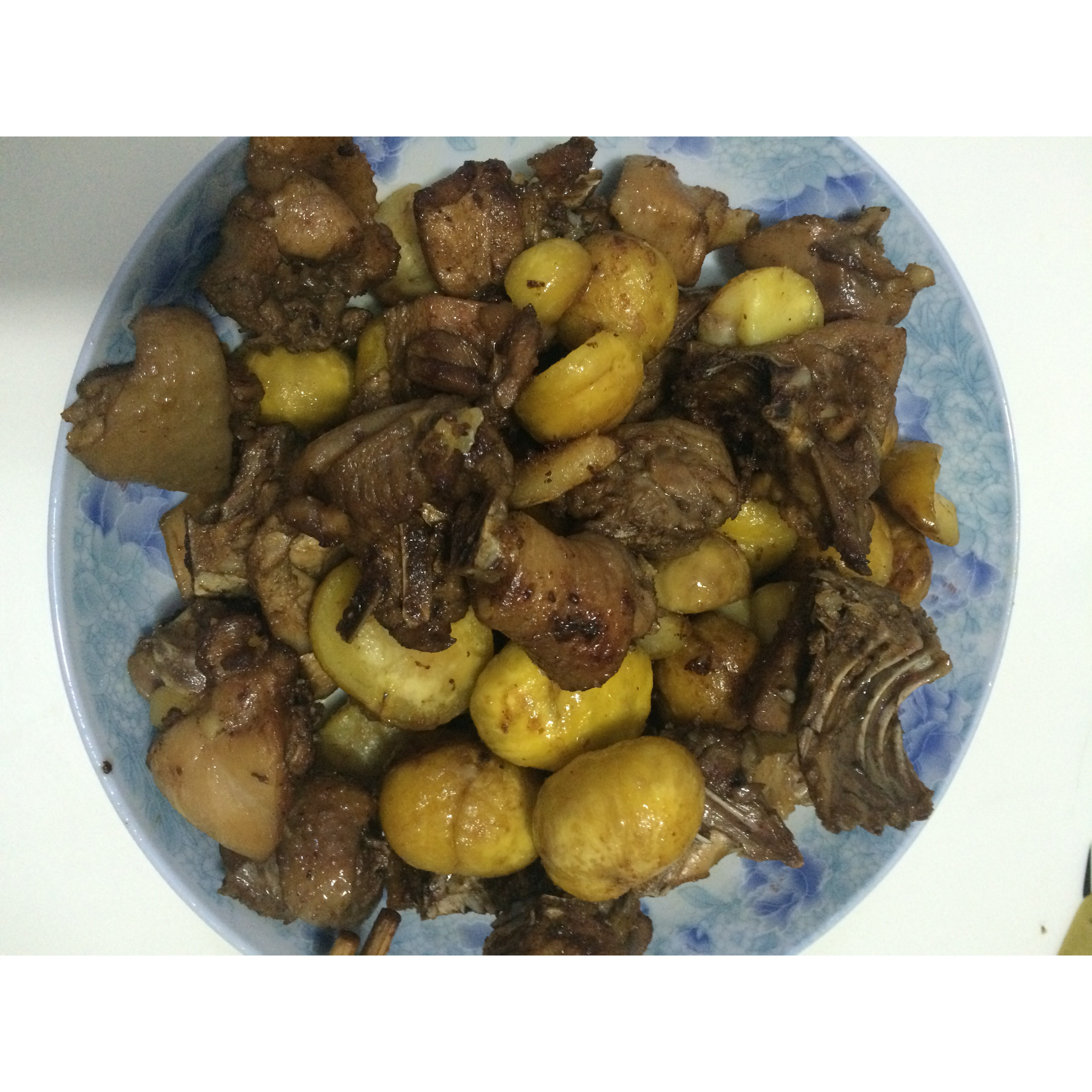 板栗烧鸡