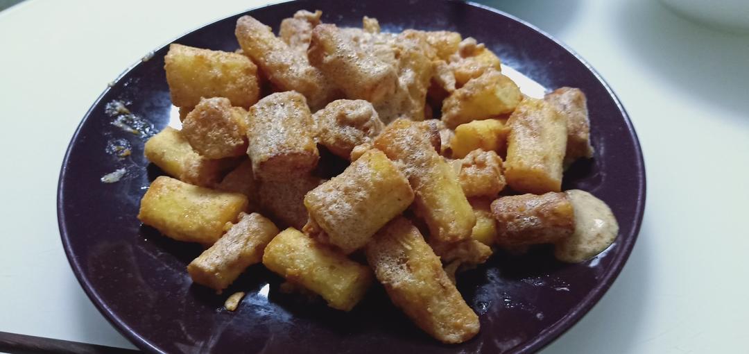 让孩子爱上吃山药——蛋黄焗山药