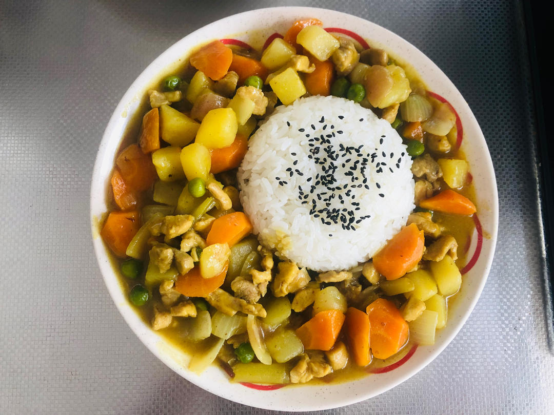 咖喱鸡肉饭